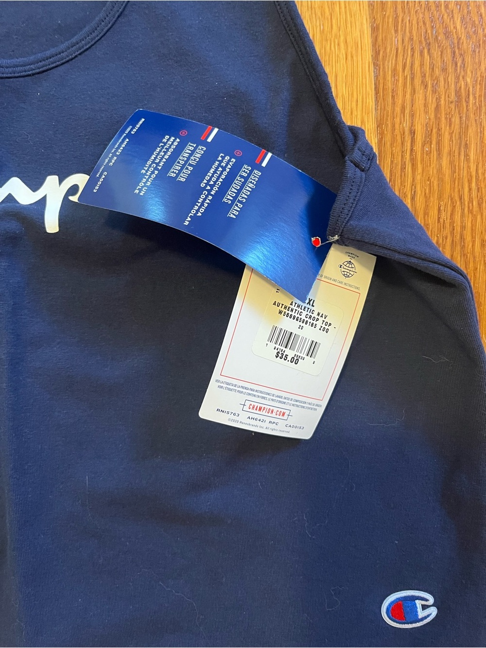 NWT Champion Spell Out Logo Tank 2XL - Picture 2 of 7